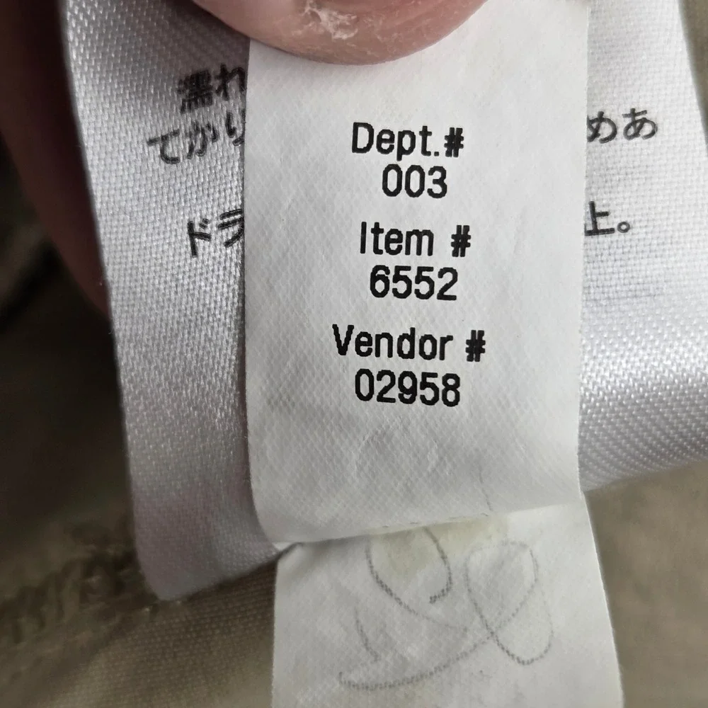 Eddie Bauer Horizon Guide Chino Pants Khaki Tan Nylon Stretch Mens 34x30‎
